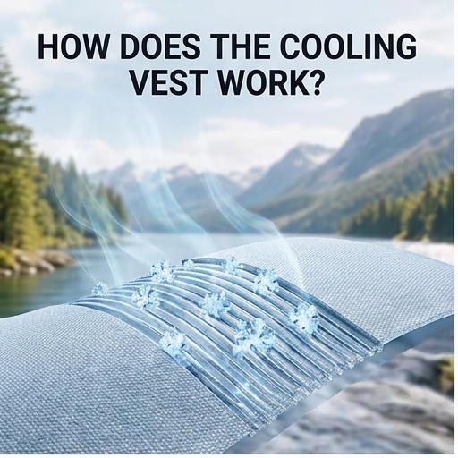 How does the cooling vest work?